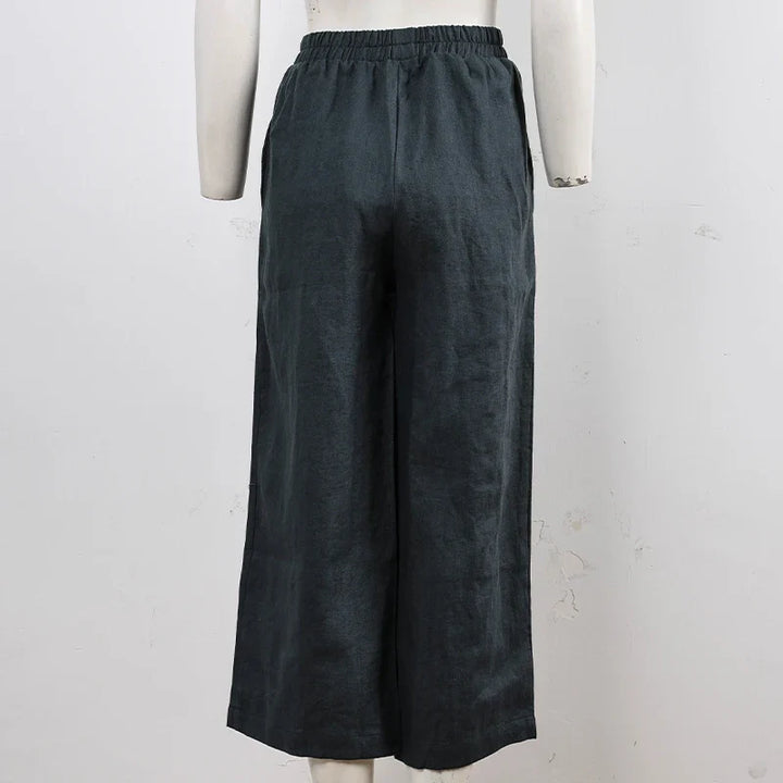 Easy Wide Leg Linen Pants | Summer Essential