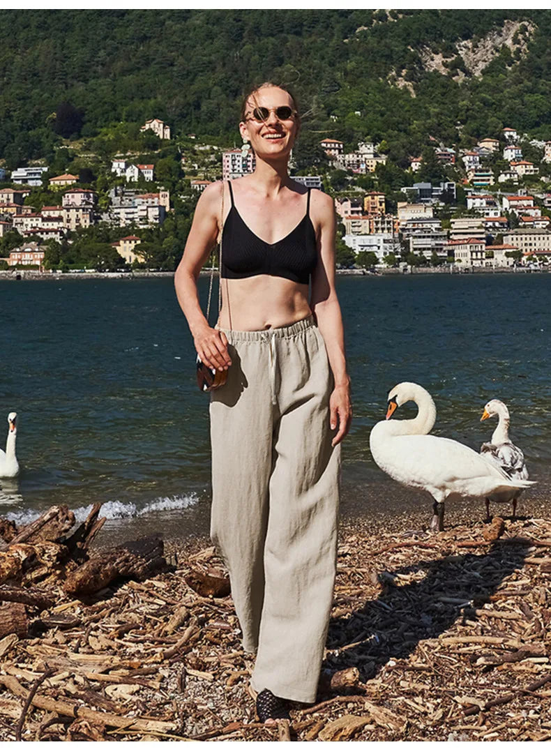 Wide Leg Linen Pants | Summer Coastal Outfit