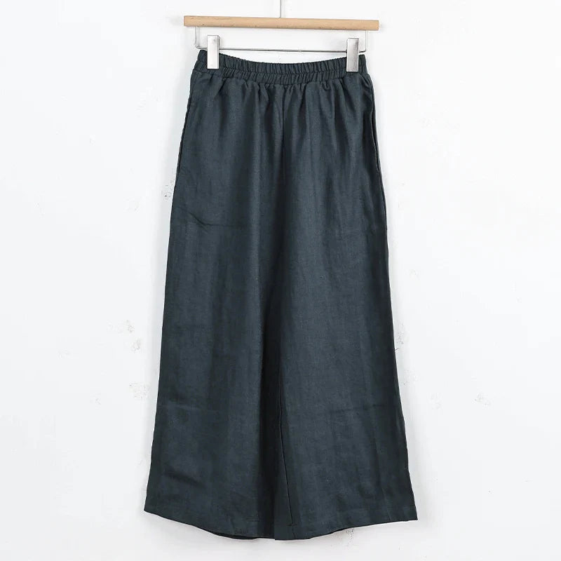 Easy Wide Leg Linen Pants | Summer Essential