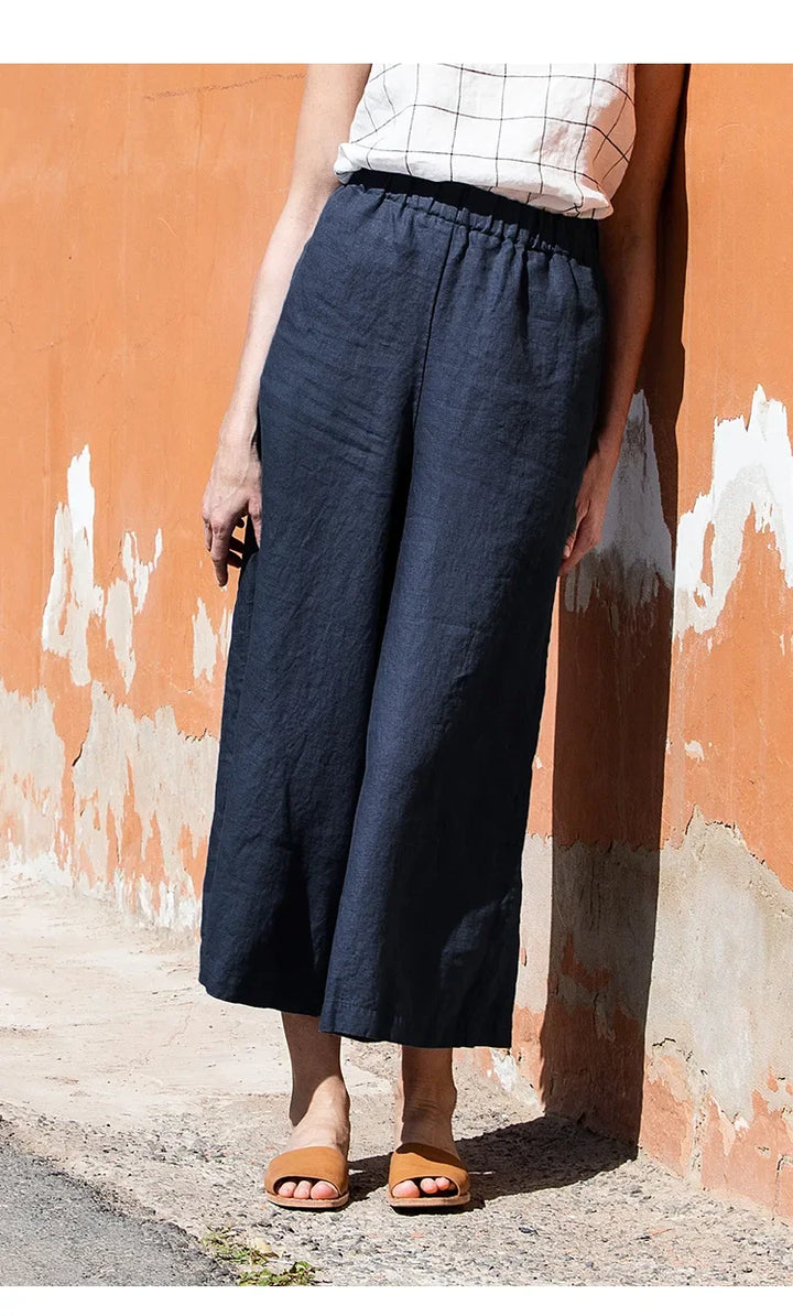 Easy Wide Leg Linen Pants | Summer Essential