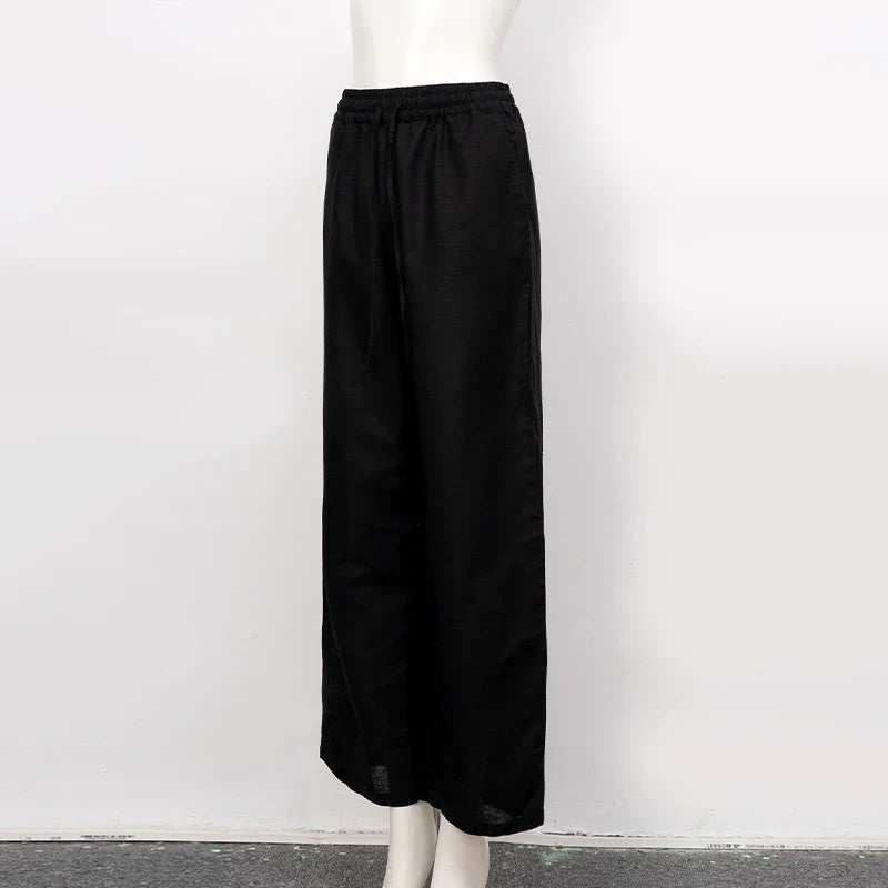 Drawstring Linen Lounge Pants | Summer Style