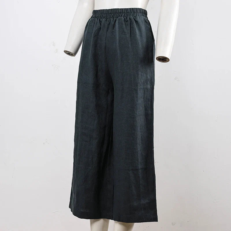 Easy Wide Leg Linen Pants | Summer Essential