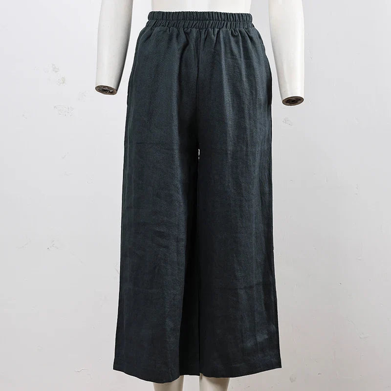 Easy Wide Leg Linen Pants | Summer Essential
