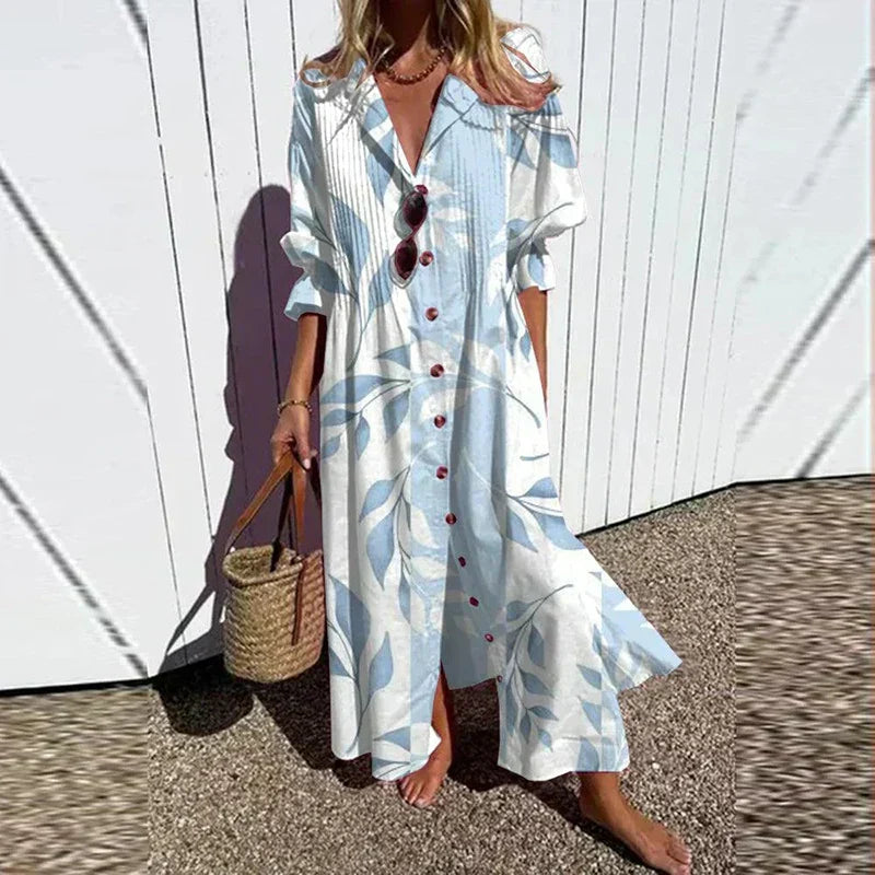 Stella | Boho Long Sleeve Maxi Dress