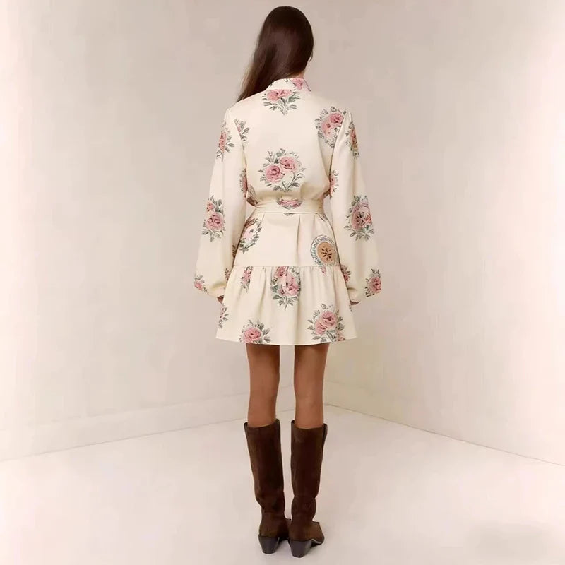 Floral Button-Down Mini Dress | Summer Outfit