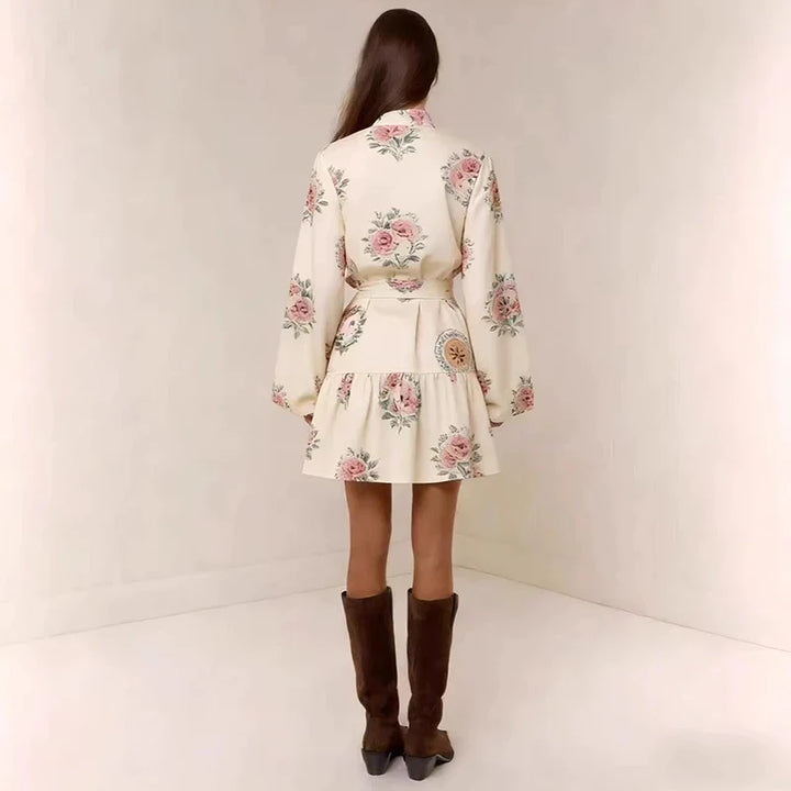 Floral Button-Down Mini Dress | Summer Outfit