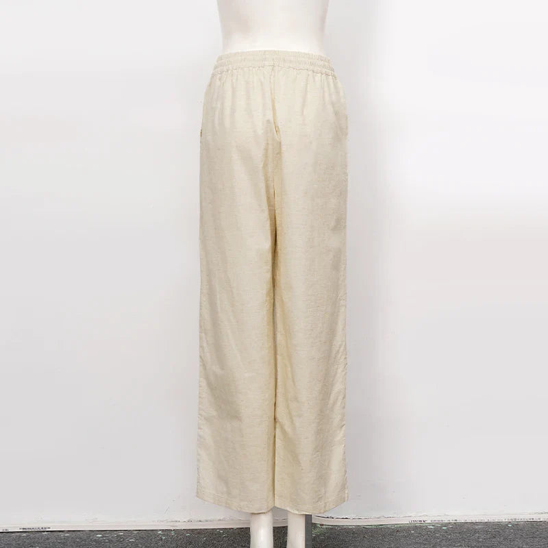 Drawstring Linen Lounge Pants | Summer Style