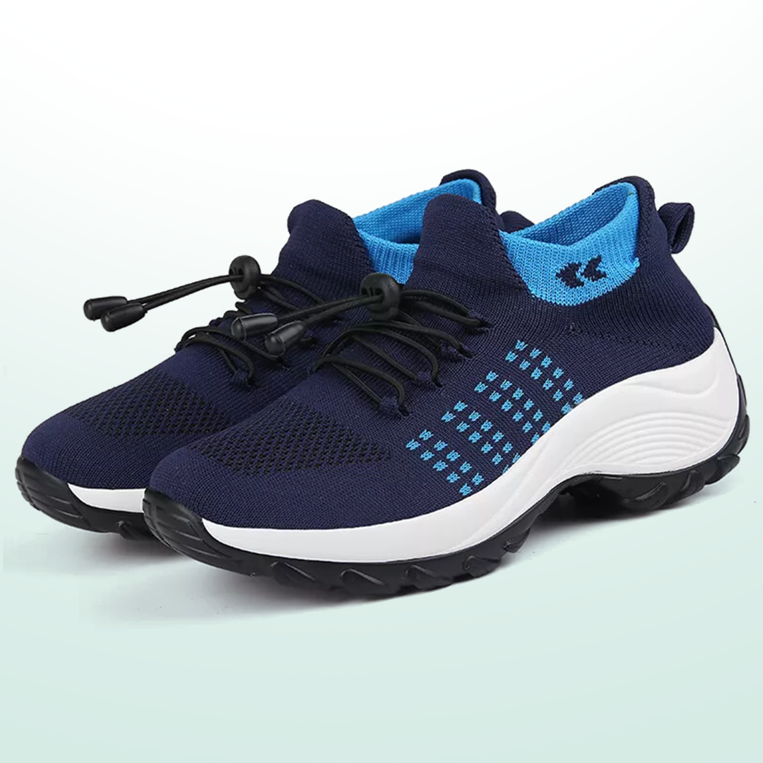 Ambulo Orthopedic Shoes Navy Blue for Women - View 5