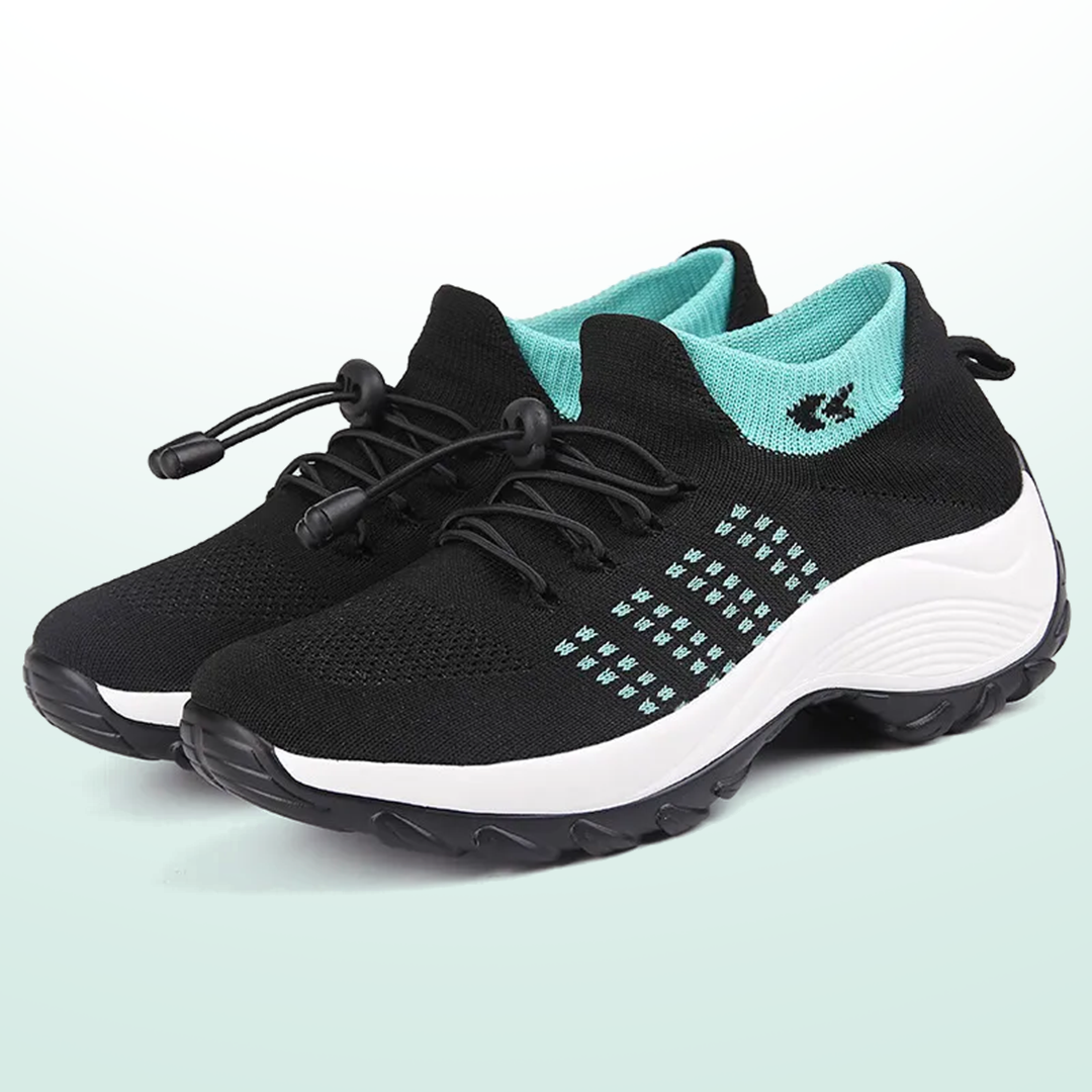 Ambulo Orthopedic Shoes Green Black for Women - View 5
