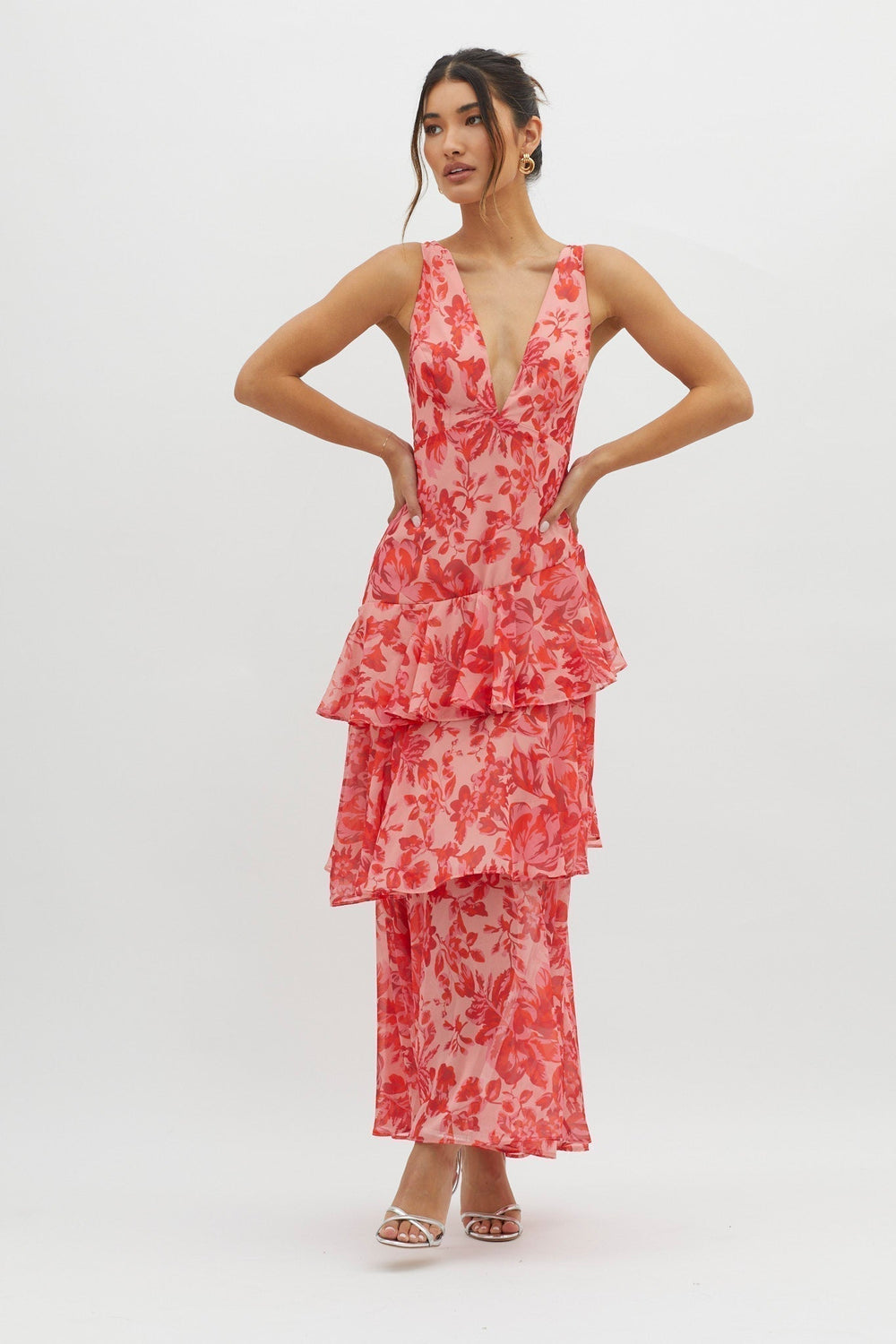 Taviana Sophisticated Midi Dress for Women - View 2