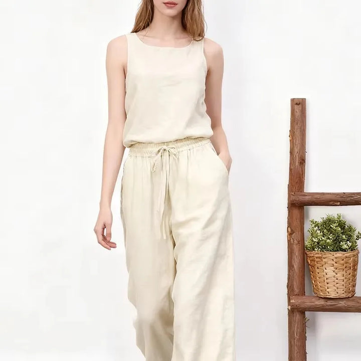 Drawstring Linen Lounge Pants | Summer Style