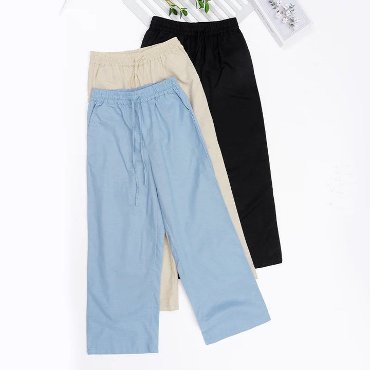 Drawstring Linen Lounge Pants | Summer Style