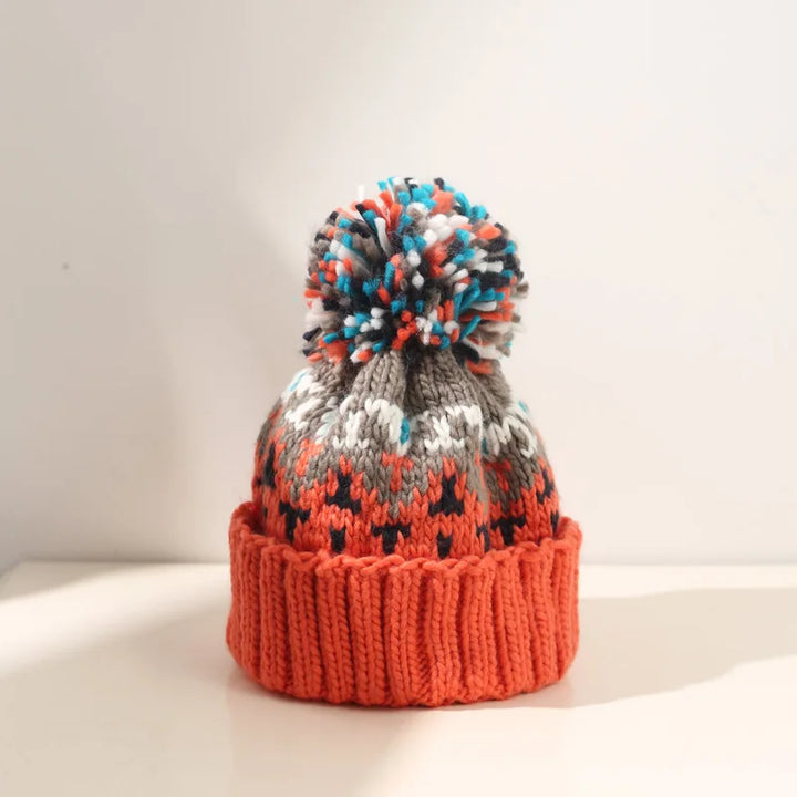 Tamara | Cozy Snowflake Pom Beanie