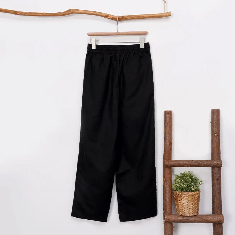 Drawstring Linen Lounge Pants | Summer Style