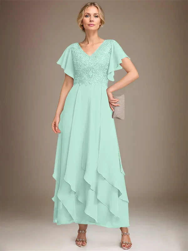 Eleanor Mother of the Bride Dress - Sage Green