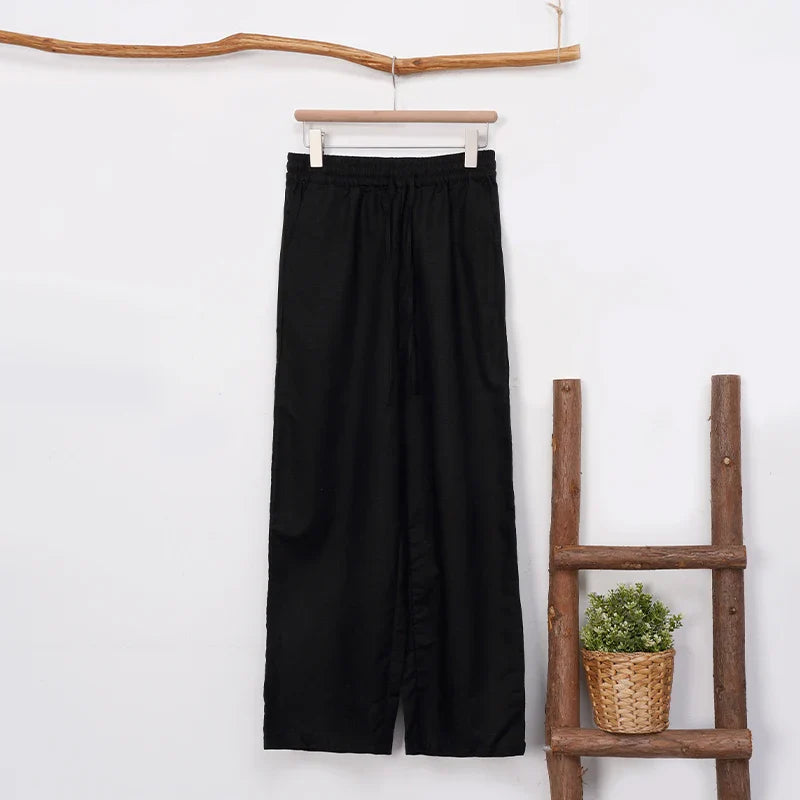 Drawstring Linen Lounge Pants | Summer Style
