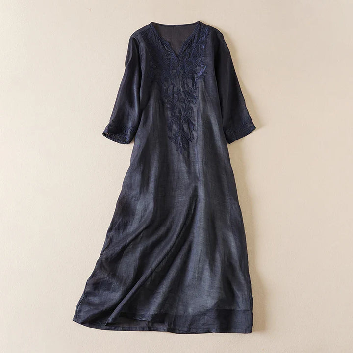The Garden Embroidery Midi Dress