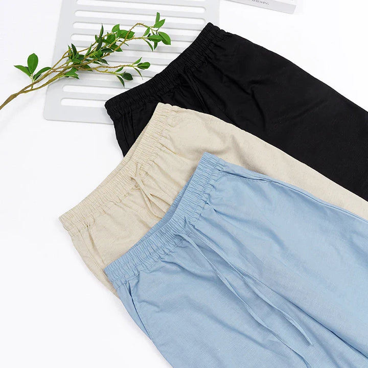 Drawstring Linen Lounge Pants | Summer Style