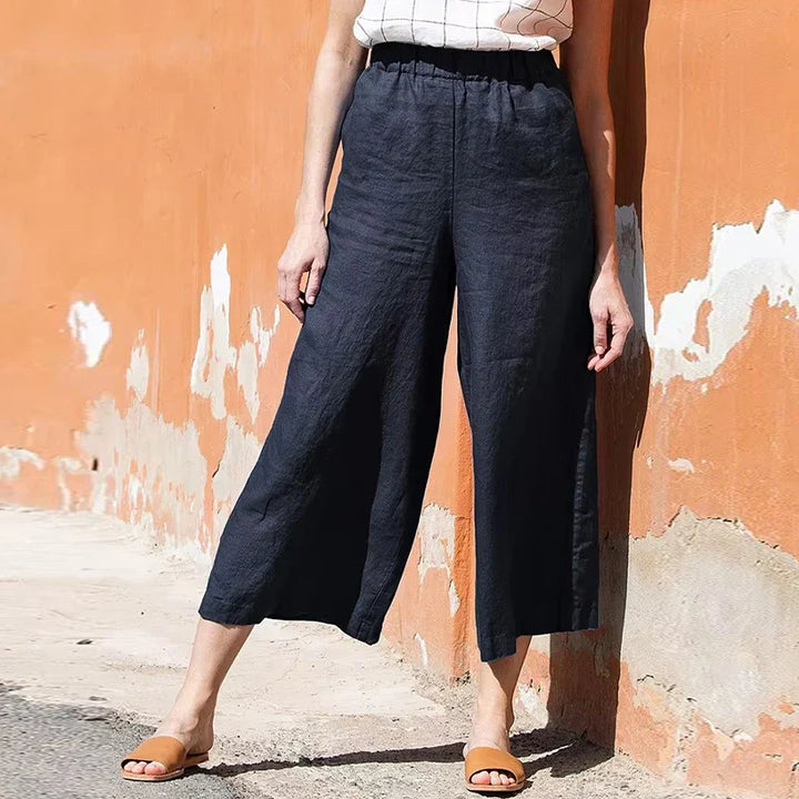 Easy Wide Leg Linen Pants | Summer Essential