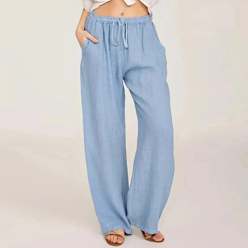 Drawstring Linen Lounge Pants | Summer Style