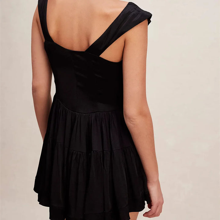 The Rose Garden Lace Trim Romper