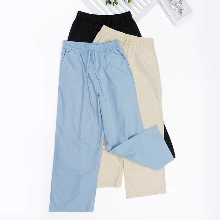 Drawstring Linen Lounge Pants | Summer Style