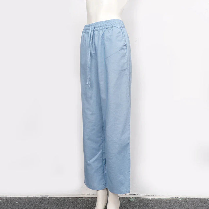 Drawstring Linen Lounge Pants | Summer Style