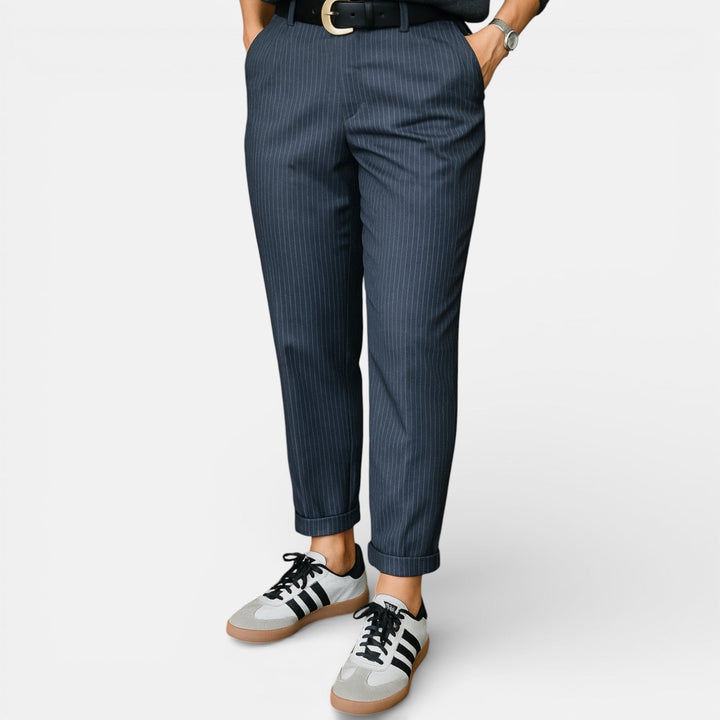 MATHILDA | ELEGANT, FIGURE-FLATTERING PANTS WITH STRIPES