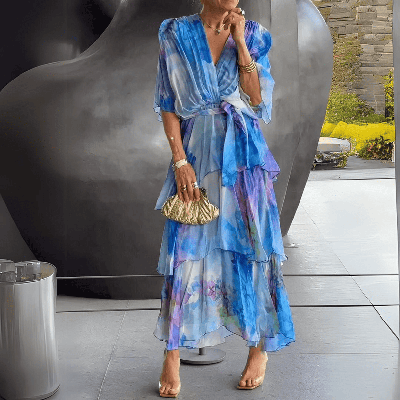Alina | Stunning V-Neck Dress