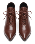 Marguerite | Women's Flat Lace-Up Pointed Toe Ankle Boots