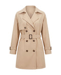 Lorraine | Women's Double-Breasted Belted Trench Coat