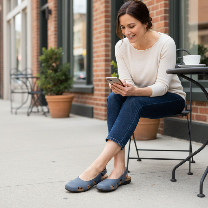 Faye Orthopedic Sandals for Women | Comfort Summer Walking Shoes