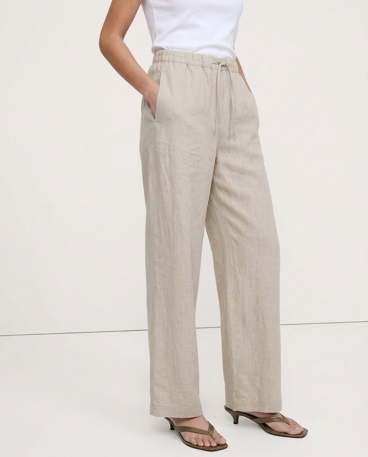 Wide Leg Linen Pants | Summer Coastal Outfit