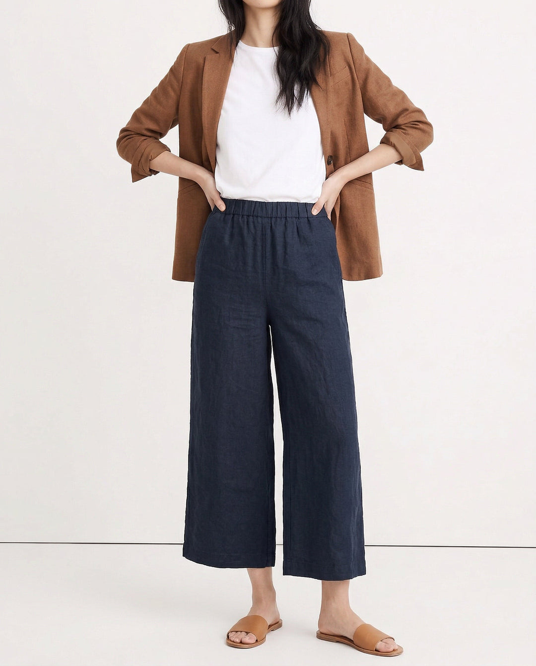 Easy Wide Leg Linen Pants | Summer Essential