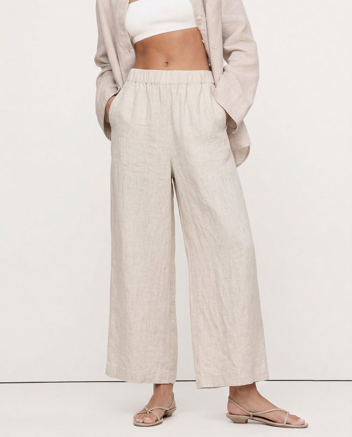 Easy Wide Leg Linen Pants | Summer Essential
