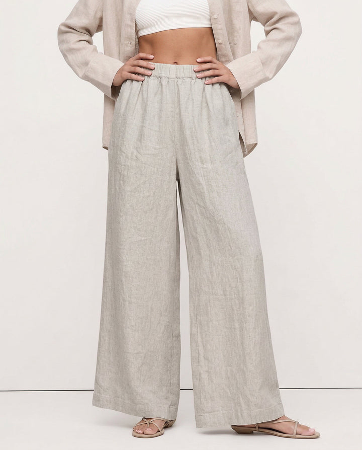 Easy Wide Leg Linen Pants | Summer Essential