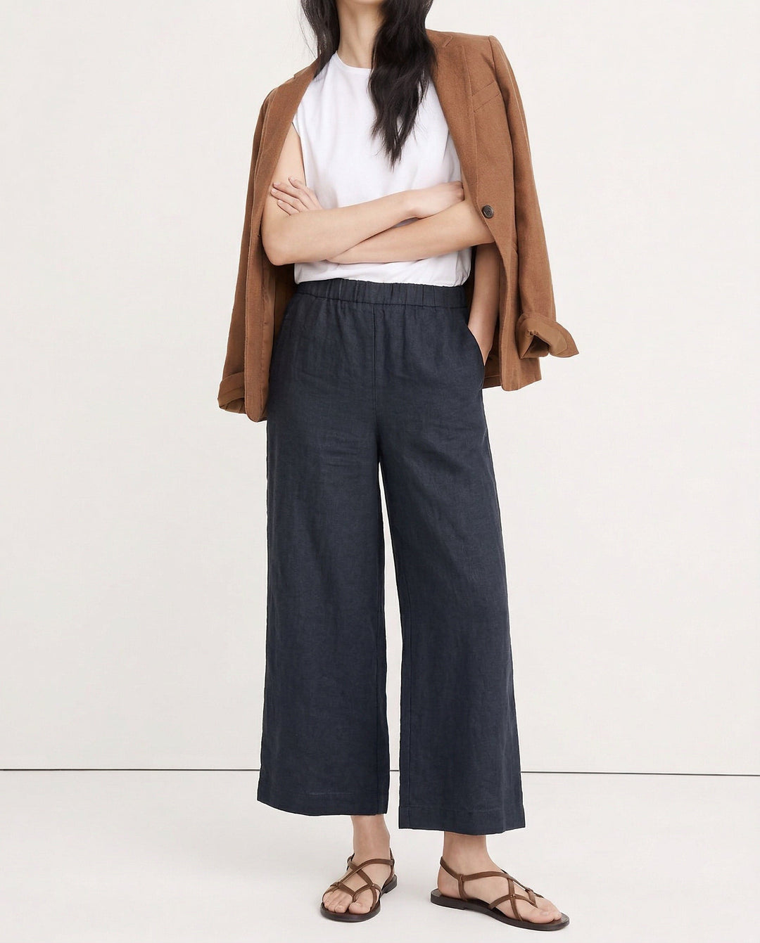 Easy Wide Leg Linen Pants | Summer Essential