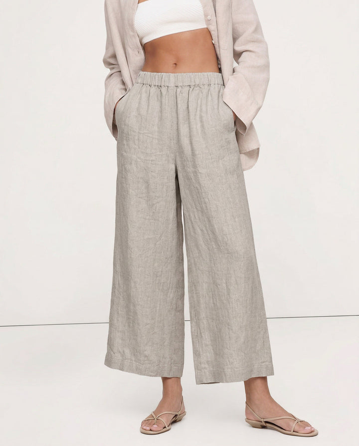 Easy Wide Leg Linen Pants | Summer Essential