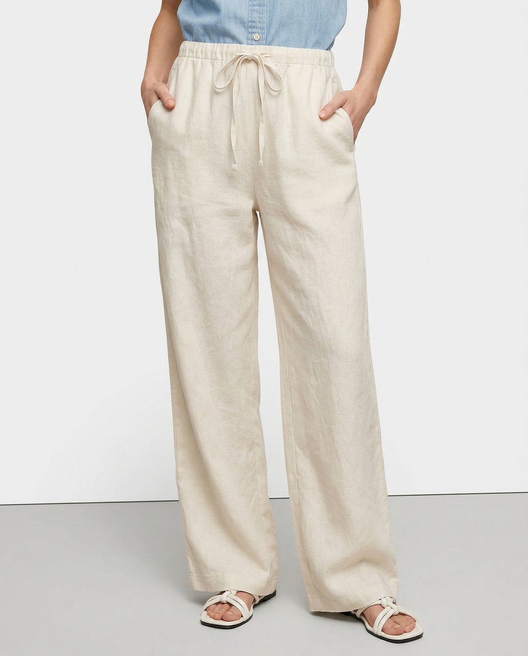 Wide Leg Linen Pants | Summer Coastal Outfit