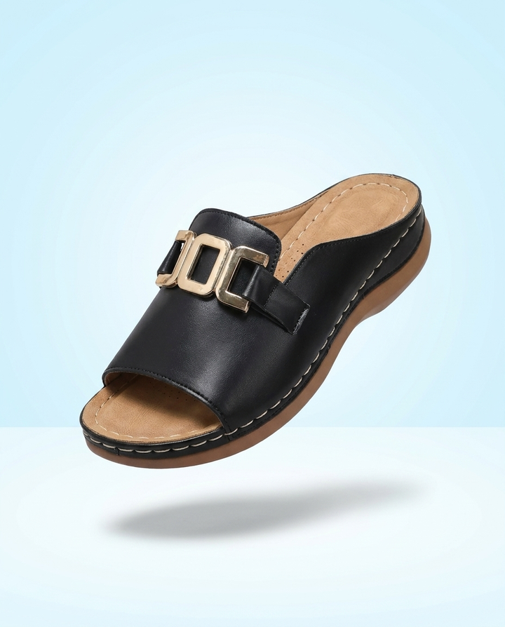 Bright airy orthopedic comfort shoe