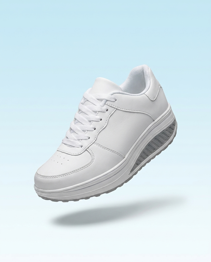 Bright airy orthopedic comfort shoe