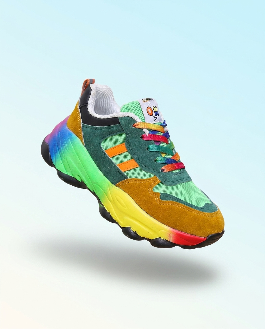 Bright airy orthopedic comfort shoe