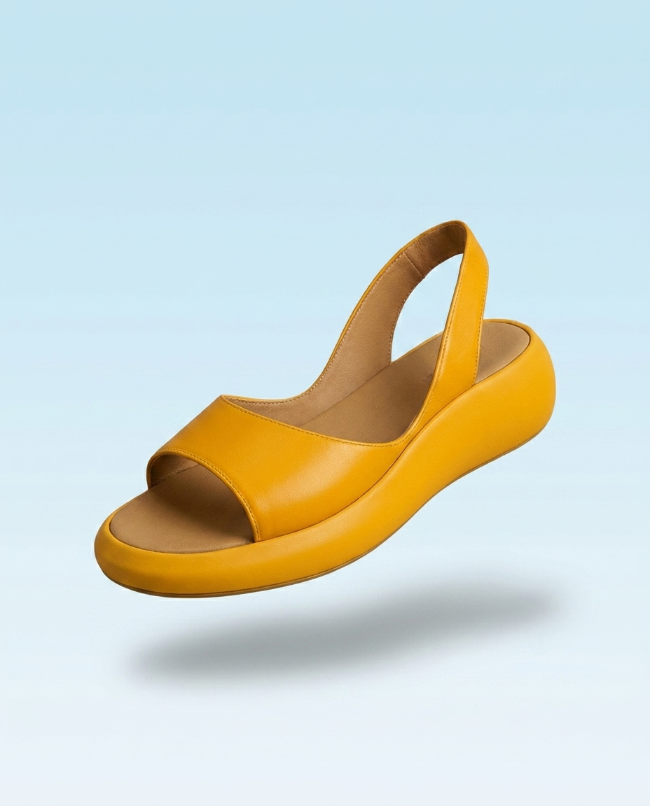 Bright airy orthopedic comfort shoe