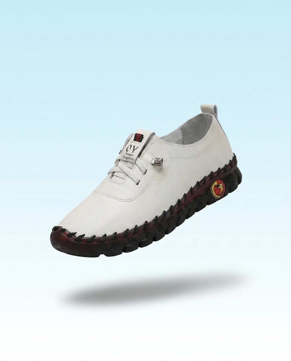 Bright airy orthopedic comfort shoe