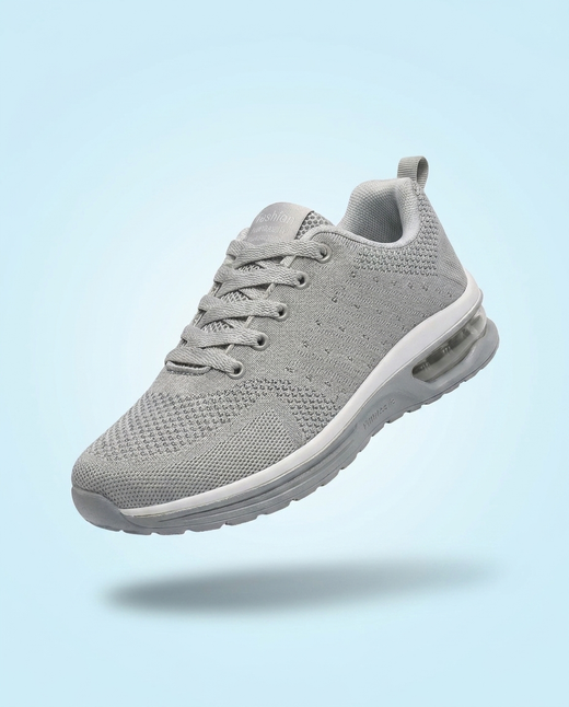 SanoWalk Orthopedic Shoes for Women | All Gray Comfort Walking Sneakers