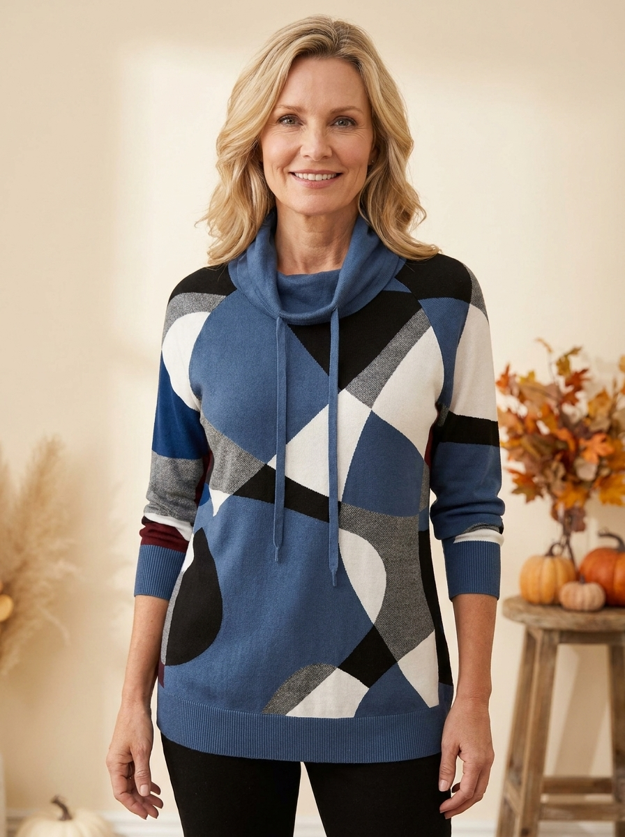 Thalynora sweater on model