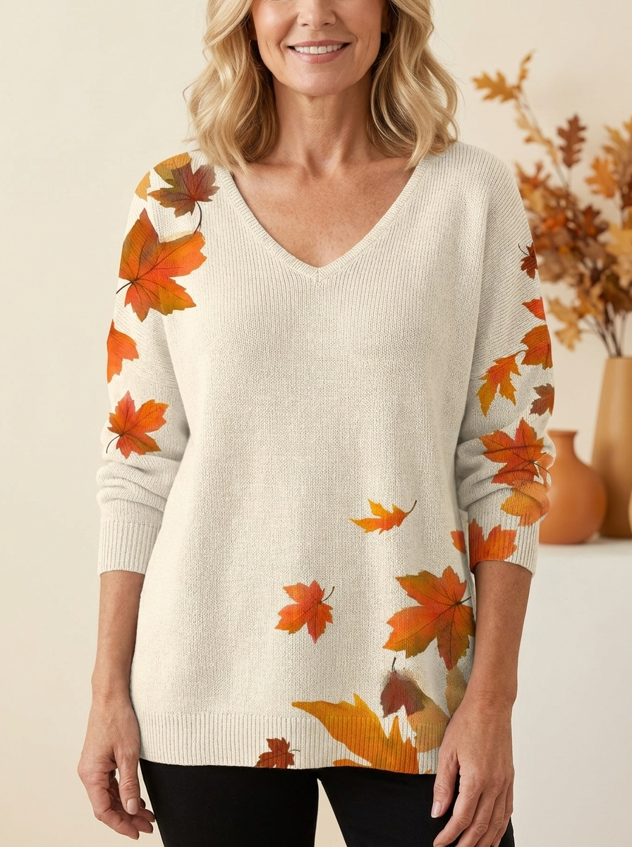 Sera sweater on model
