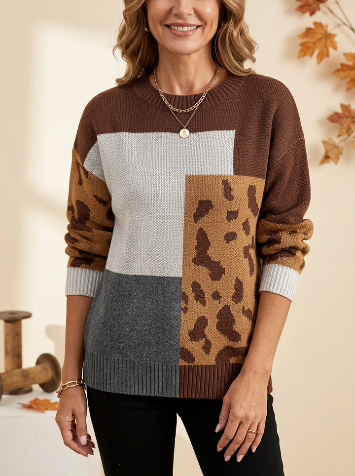 Teresina sweater on model