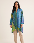 Lucinda | Women's Patchwork Print Open-Front Kimono Cardigan