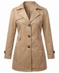 Clementine | Women's Fitted Mid-Length Trench Coat
